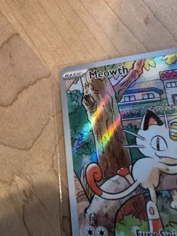 Pokemon Meowth 106/094 Me02: Phantasmal Flames Illustration Rare holo - Image 5