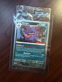 Pokemon Gengar GameStop Promo Sealed Cosmo Holo 050/088 DAMAGED READ! - Image 5