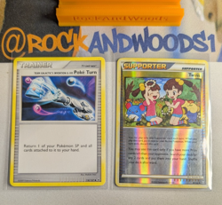 Pokemon Team Galactic's Invention 118/127 Supporter Twins Reverse Holo 89/102 LP - Image 1