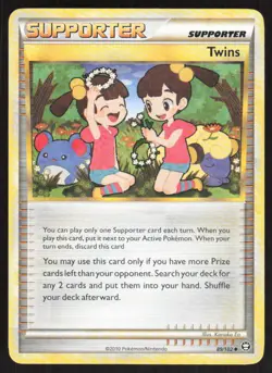 Twins 89/102 Uncommon HGSS Triumphant Pokemon Lightly Played - Image 1