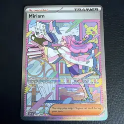 Pokemon TCG Miriam Scarlet & Violet Base Set 251/198 Holo - Image 1