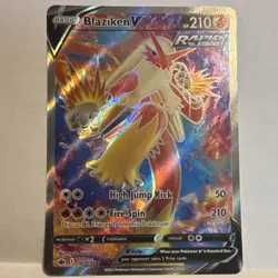 The Pokemon Company Blaziken V 161/198 Chilling Reign Ultra Rare Holo 210HP Ful… - Image 1