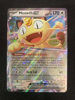 Meowth Ex 062/088 — Pokemon TCG Perfect Order — NM Double Rare - Image 1