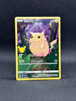 Pokemon TCG Pikachu 005/025 Holo Rare Celebrations - Image 1