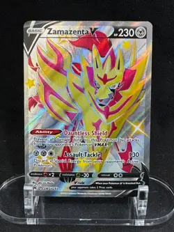 Zamazenta V (Shiny) SWSH293 Holo Promo Sword & Shield Promo Pokemon Near Mint - Image 1
