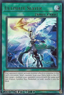 YUGIOH RA02-EN070 Ultimate Slayer Ultra Rare 1st Edition NM - Image 1