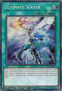 YUGIOH RA02-EN070 Ultimate Slayer Secret Rare 1st Edition NM - Image 1