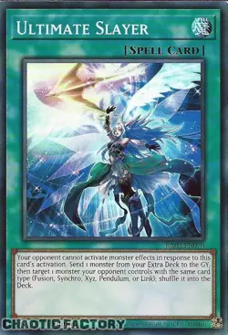 YUGIOH RA02-EN070 Ultimate Slayer Super Rare 1st Edition NM - Image 1