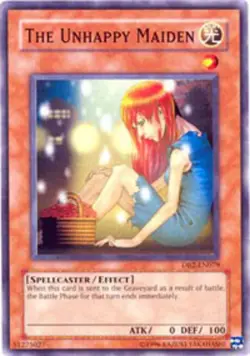 The Unhappy Maiden - DB2-EN079 - Common - Unlimited Edition - Moderately Played - Image 1