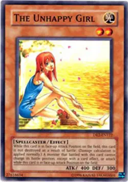 The Unhappy Girl - DR2-EN122 - Common - Unlimited Edition - Heavily Played - Dar - Image 1