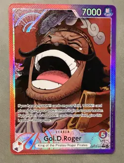 One Piece Gol.D.Roger Alt Art Leader Carrying on His Will English OP13-003 - Image 1
