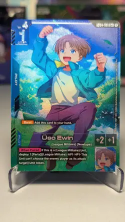 Gundam Card Game - Uso Ewin - GD04-081 - R+ (ENGLISH) NM - Image 1
