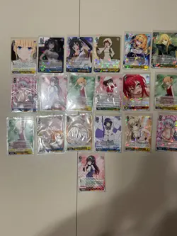 WEISS SCHWARZ ANIME CARD LOT & HANGER BOX BOOSTER PACK 109 CARD LOT - Image 2