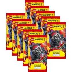 LEGO Ninjago Serie 10 Trading Cards - 1 Leere Sammelmappe + 10 Booster - Image 3