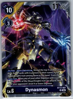 Dynasmon BT13-087 R Versus Royal Knights - Digimon Card Game - NM - Image 1