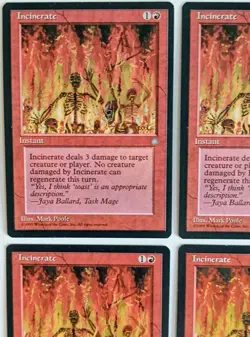 4 x Incinerate | Ice Age | MtG | Magic The Gathering - Image 2