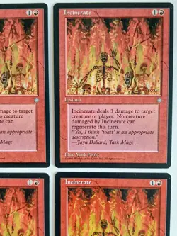 4 x Incinerate | Ice Age | MtG | Magic The Gathering - Image 3