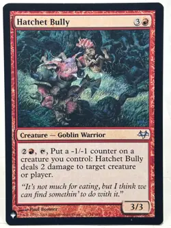Hatchet Bully NM/M* Eventide (The List) ENGLISH 54/180 mtg -UnltdCards - Image 1
