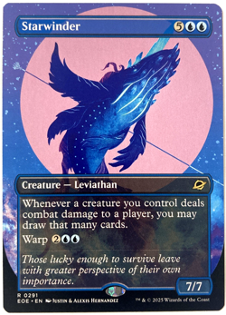 MTG Starwinder (Borderless) Edge of Eternities 291 NM - Image 1