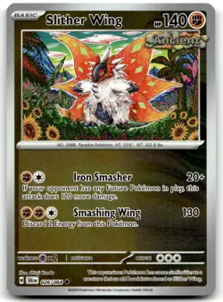 Slither Wing 026/064 Uncommon Shrouded Fable Pokemon Reverse Holo Near Mint - Image 1