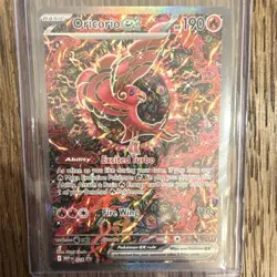Pokemon Oricorio ex Me: Mega Evolution Promo 024 Holo Basic Fire EX Card - Image 1