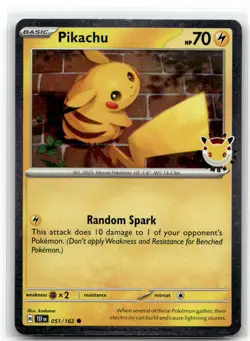 Pikachu (Pokemon Day 2026) 051/162 Holo Miscellaneous Cards & Products NM - Image 1