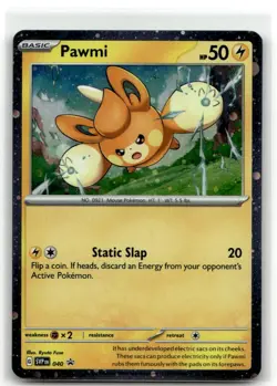 Pawmi (Cosmos Holo) 040 Holo Promo Scarlet & Violet Promo Pokemon Near Mint - Image 1