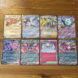 Pokemon ex bundle x8 TCG Cards shrouded fable, tef, por, dri, blk. Near mint - Image 1