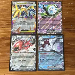 Pokemon ex bundle x8 TCG Cards shrouded fable, tef, por, dri, blk. Near mint - Image 3