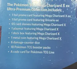 The Pokemon TCG Mega Charizard X EX Ultra - Premium Collection (Factory Sealed) - Image 4