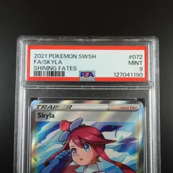 PSA 9 Skyla 072/072 Pokemon Shining Fates Holo Graded Card - Image 2