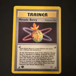 Miracle Berry 94/111 Neo Genesis Pokemon S255 - Image 1