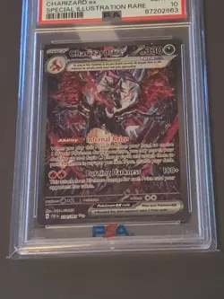 Pokemon 2024 Charizard ex 234/091 SIR Paldean Fates GEM MINT PSA 10 - Image 2