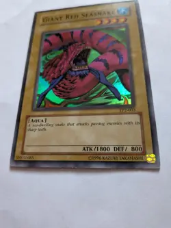 Yu-Gi-Oh TCG Giant Red Seasnake TP2-003 Tournament Pack Super Rare HEAVY PLAY - Image 3
