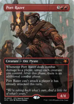 MTG Port Razer (Borderless) Normal NM Special Guests Magic 33 - Image 1