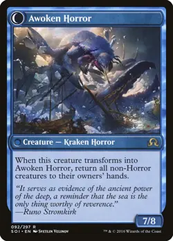 [MTG] Thing in the Ice // Awoken Horror (092) (SOI) NM - Image 2