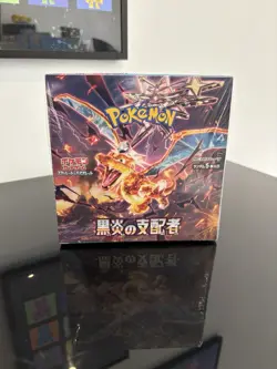 Sealed JP Pokemon TCG S&V Ruler of the Black Flame Booster Box Japanese - Image 1
