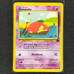 Slowpoke - 67/82 - Common - Team Rocket - Pokemon Card - HP - Image 1