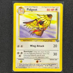 Pidgeot - 24/64 - Rare - Jungle Set - Pokemon Card - HP - Image 1
