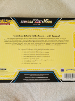 Pokemon Zeraora VMAX & VSTAR Battle Box SWSH 4 Packs 3 Promo 1 Jumbo - Image 2