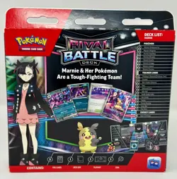 Pokemon Rival Battle Deck Marnie Morpeko Illustration Rare 206 Promo - Image 2