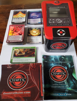 Chaotic TCG 106-Card Lot w/ Tin, UnderWorld Code, Rulebook, Mat - Image 1
