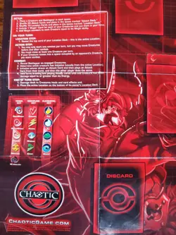 Chaotic TCG 106-Card Lot w/ Tin, UnderWorld Code, Rulebook, Mat - Image 3