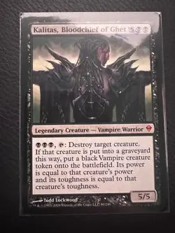 Kalitas, Bloodchief of Ghet Zendikar Regular - Image 1