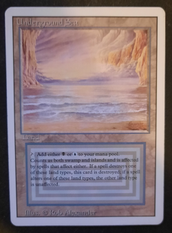 1x Underground Sea Revised Edition LP-MP MTG - Image 1
