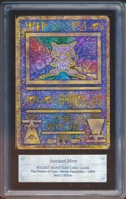 Ancient Mew 2000 Pokemon Movie Promo Holo Error ARS 10 - Image 1