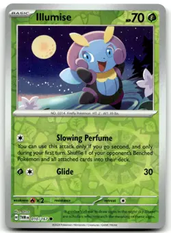 Illumise 010/167 Common Twilight Masquerade Pokemon Reverse Holo Near Mint - Image 1