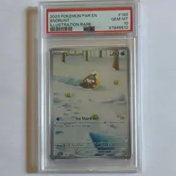 Pokemon Snorunt 188/182 SV04 Paradox Rift PSA 10 Illustration Rare Holo - Image 1