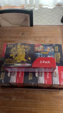 Pokemon Surging Sparks Elite Trainer Box and Booster Bundle Costco, 2-Pack - Image 2