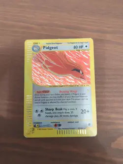 Pokemon TCG Pidgeot Expedition Base Set 23/165 Reverse Holo Holo Rare - Image 1